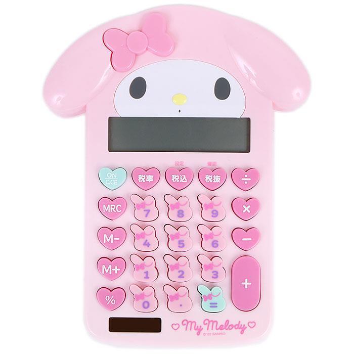 マイメロディ 電卓 フェイス形キー電卓 12桁表示 サンリオ sanrio キャラクター