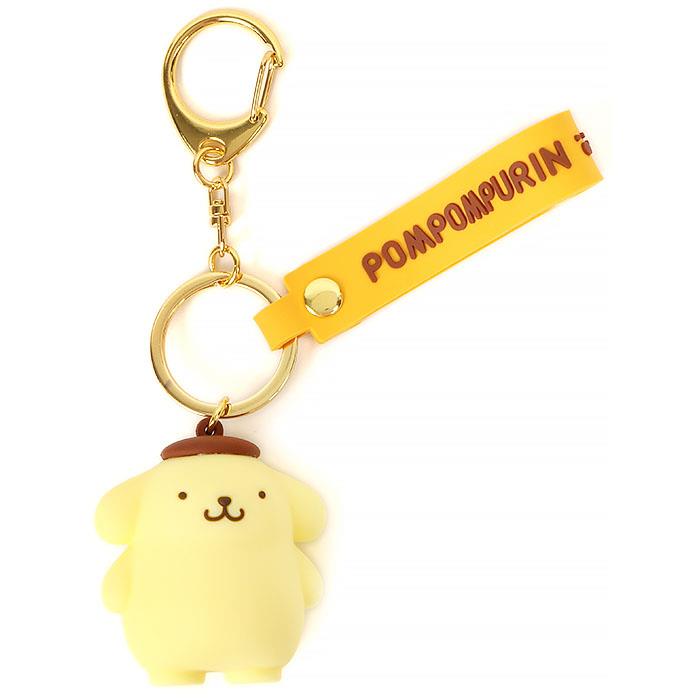 かわいいキーホルダー（1000円程度） ポムポムプリン キーホルダー 立体キーホルダー かわいい サンリオ sanrio キャラクター