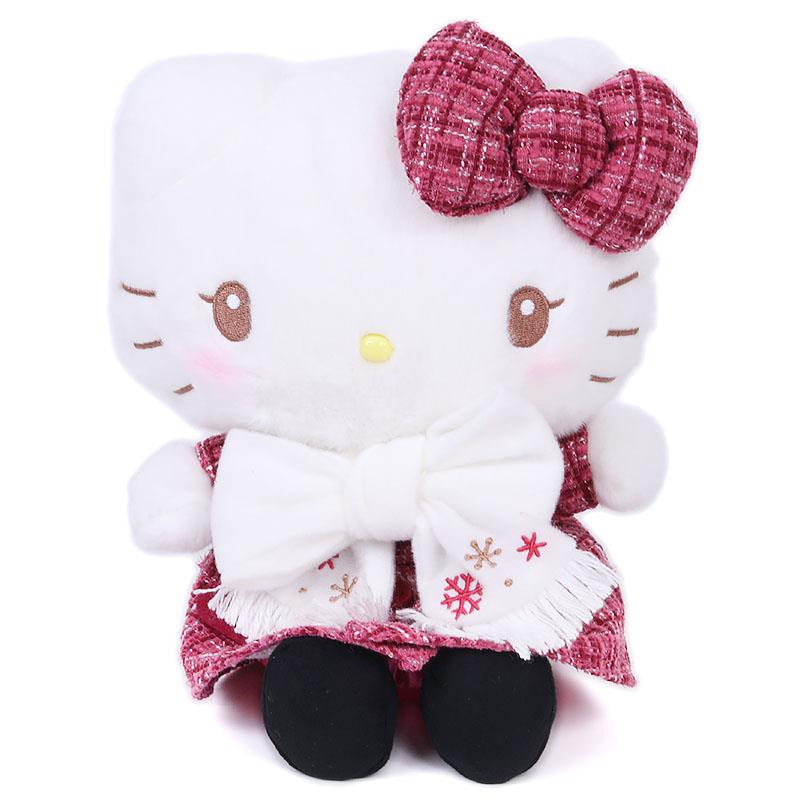 ハローキティ ぬいぐるみ 冬のおめかし サンリオのサムネイル