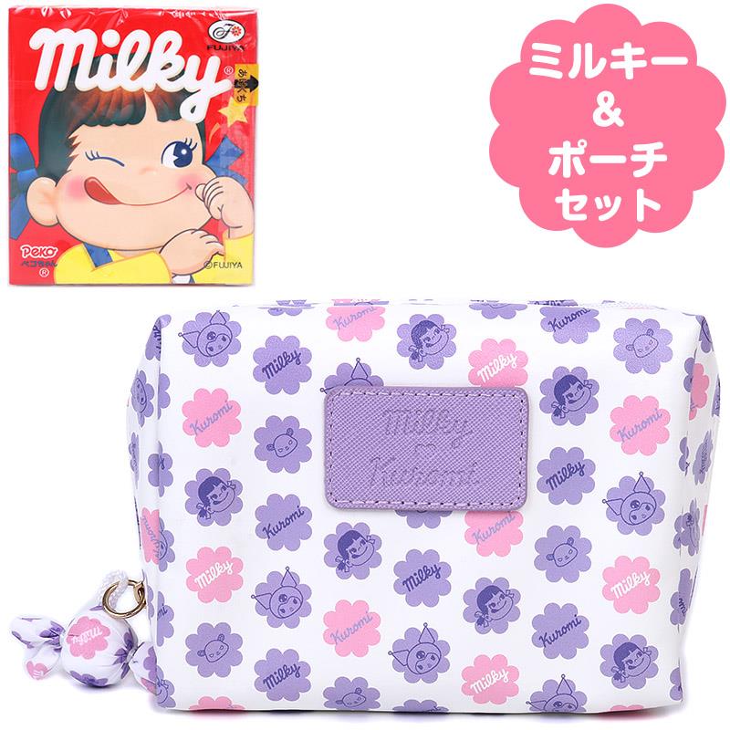 クロミ ミルキー&ポーチ セット お菓子セット 不二家ミルキー サンリオ sanrio キャラクターのサムネイル