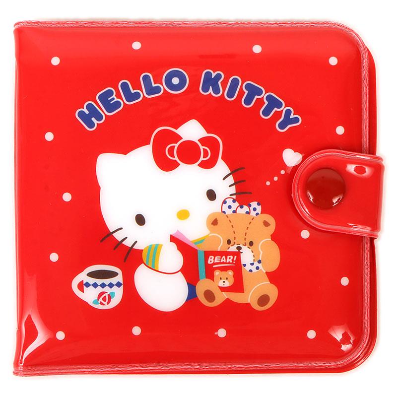 ハローキティ ミニ財布 二つ折り財布 ビニールウォレット 大人 子供 キッズ サンリオ sanrio キャラクターのサムネイル