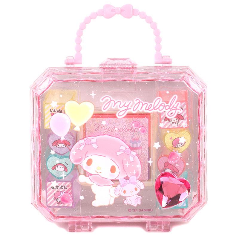 マイメロディ スタンプセット 宝石箱のようなケース入り 子ども キッズ サンリオ sanrio キャラクターのサムネイル