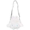 シナモロール 2WAY 巾着 ショルダーバッグ フェイス形 ふわふわスノーラビット サンリオ sanrio
