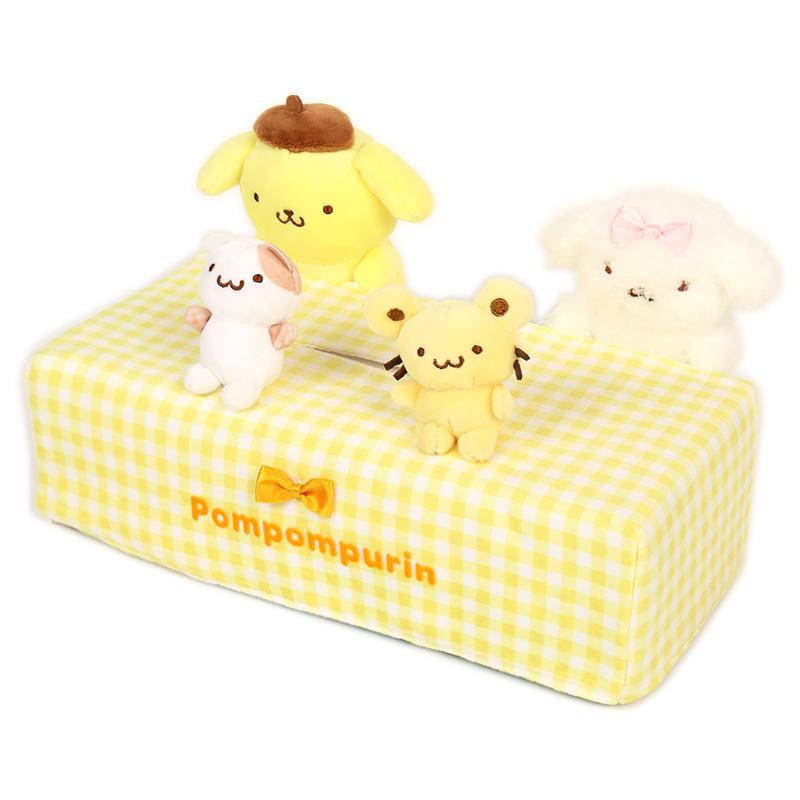 ポムポムプリン ティシュボックスケース ティッシュボックスカバー インテリア かわいい サンリオ sanrio キャラクター