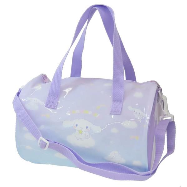 シナモロール プールバッグ ロールボストン パープル