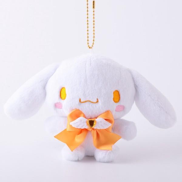 シナモロール ぬいぐるみ カラフルボアマスコット オレンジ サンリオ