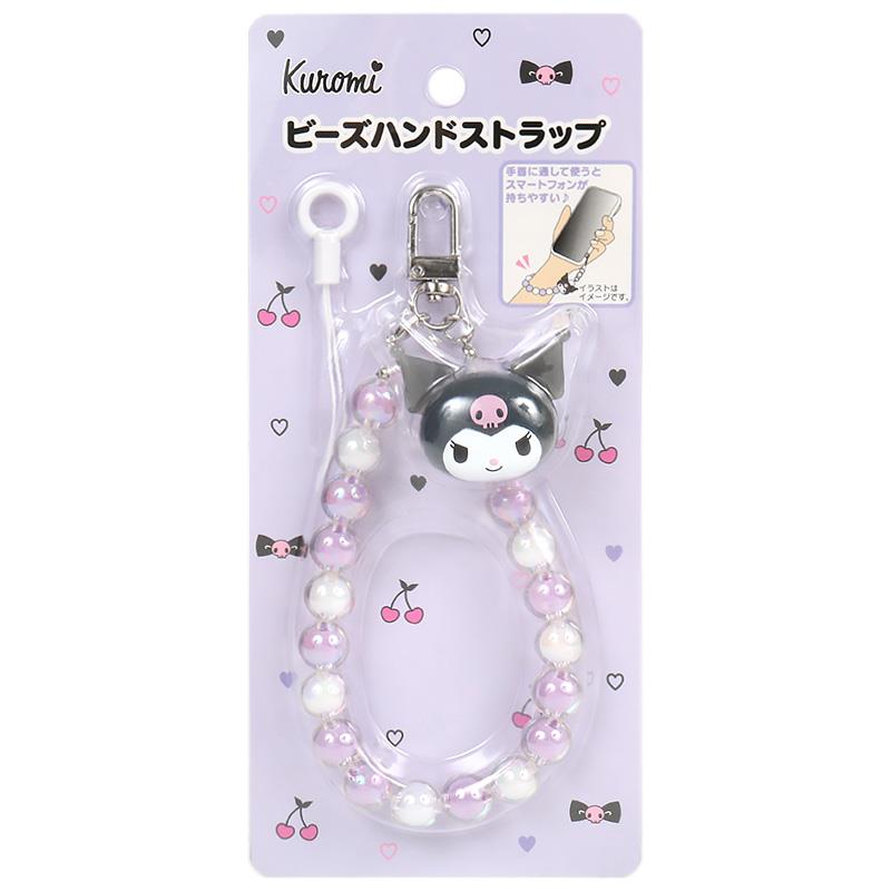 クロミ ビーズハンドストラップ スマホ 携帯 サンリオ sanrio キャラクターのサムネイル