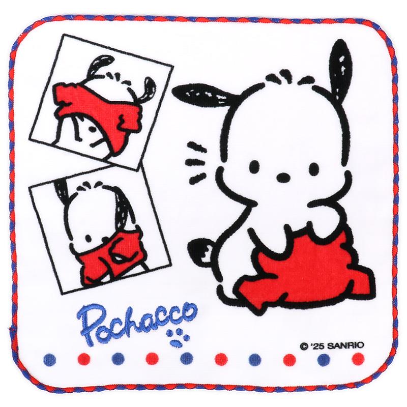 ポチャッコ プチタオル ミニタオル おきがえデザインシリーズ サンリオ キャラクター