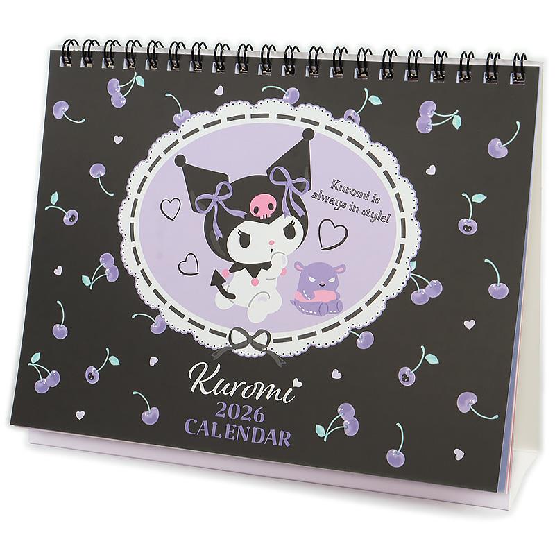 クロミ リングカレンダー 卓上カレンダー 2面書き込みスペース 予定シール付き 2026年 サンリオ sanrio..