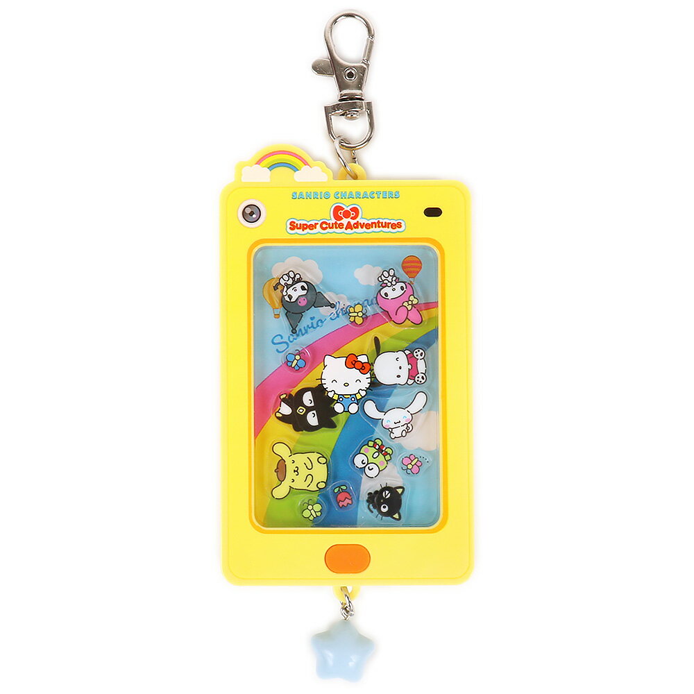 サンリオキャラクターズ スマートフォン形チャーム キャラ イエロー スーパーキュートアドベンチャーズ あこがれのマイスマホ サンリオ sanrio