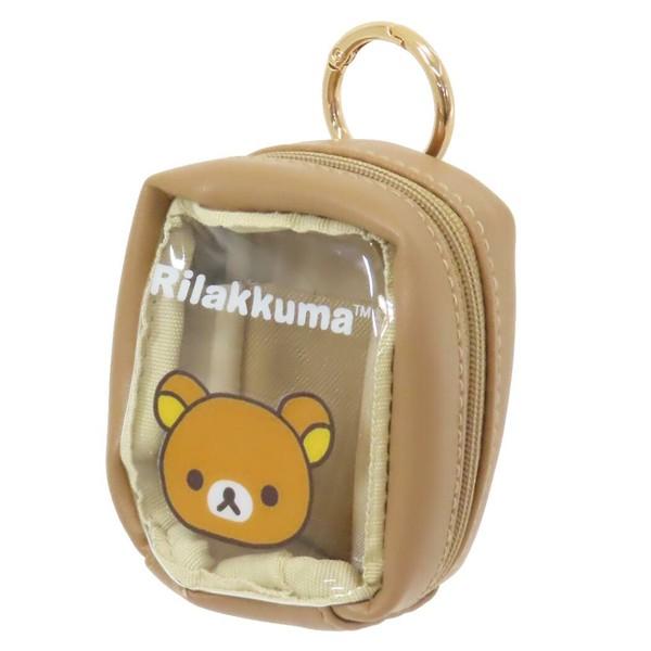 リラックマ ポーチ カラビナ付きミニポーチのサムネイル
