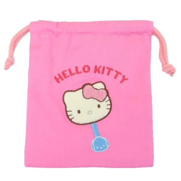 ハローキティ 巾着袋 さがら巾着 チョコレート