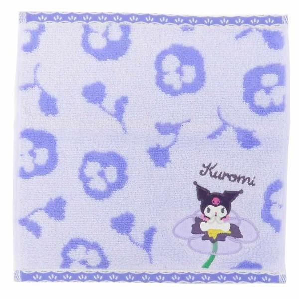 クロミ ジャガードハンカチタオル オーガニックコットン ブルーム ハンドタオル