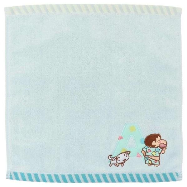 クレヨンしんちゃん ハンドタオル イニシャルタオル パジャマ A