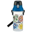 ポケットモンスター 水筒 直飲みプラ製ワンタッチクリアボトル 透明 子供 子ども キッズ キャラクター スケーター(3)