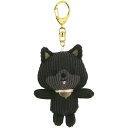 ぬいぐるみ付きキーホルダー(コーデュロイ生地) ぱぷぱぷぱぴー POMERANIAN(ポメラニアン) スケーター
