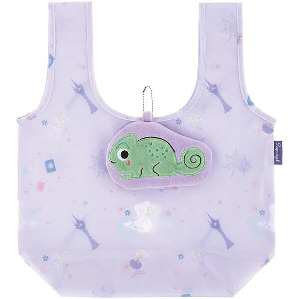 ラプンツェル エコバッグ マイバッグ 折りたたみ ぬいぐるみお手伝いバッグ ディズニー スケーターのサムネイル