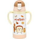 パンどろぼう 水筒 保冷 2WAY ストロー ステンレスマグ 350ml 子供 子ども キッズ キャラクター スケーター(3)