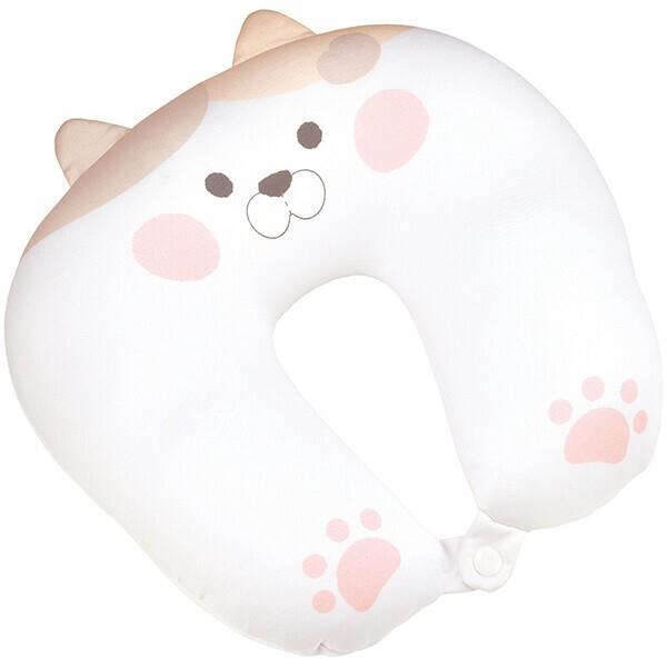 ぷにちゃん ぬいぐるみになるネックピロー スケーター