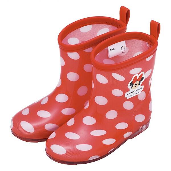 ミニーマウス レインブーツ 17cm 長靴 ローカット ディズニー Disney 子供 子ども キッズ キャラクター スケーター