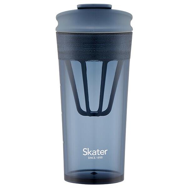 タンブラー シェイカー付き 420ml マイボトル プロテイン 直飲み ブルーグレー プロテインシェイカー ..