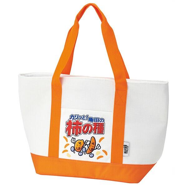 亀田製菓 麻風トート型保冷ショッピングバッグ エコバッグ 買い物バッグ 柿の種 スケーター