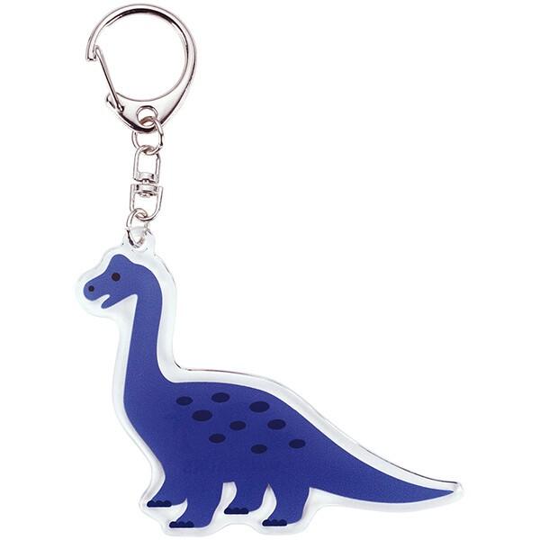 DINOSAURS ダイカットアクリルキーホルダー ブラキオサウルス スケーター