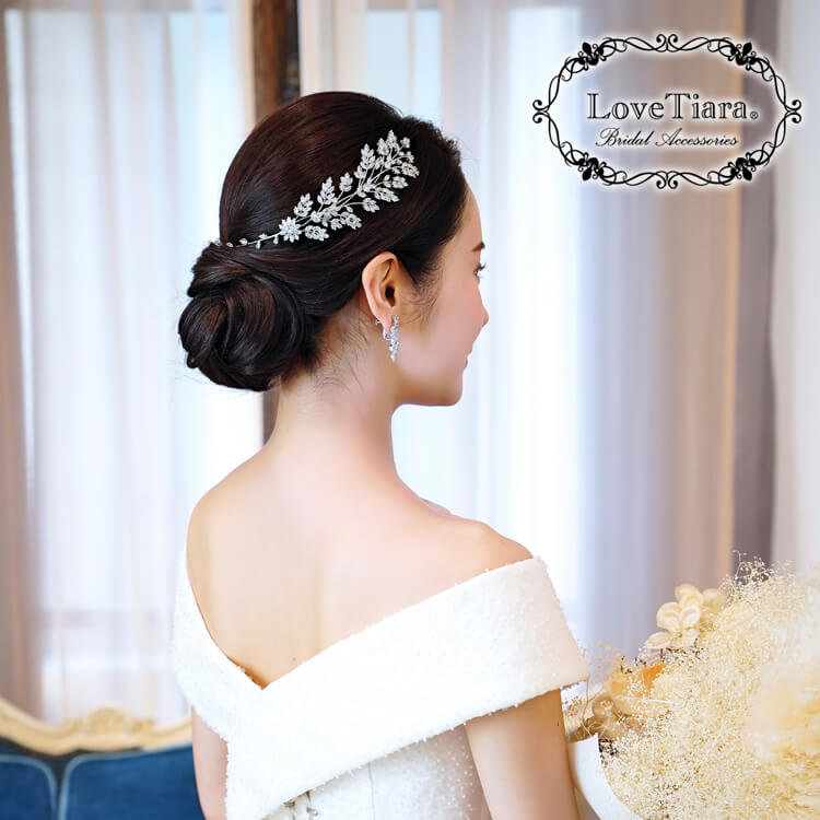 ジルコニア ヘッドドレス エミル ウェディング ウエディング ブライダル 結婚式 花嫁 王冠 クラウン 豪華 華やか キラキラ アクセサリー ヘアアクセサリー ヘッドアクセサリー ヘッド