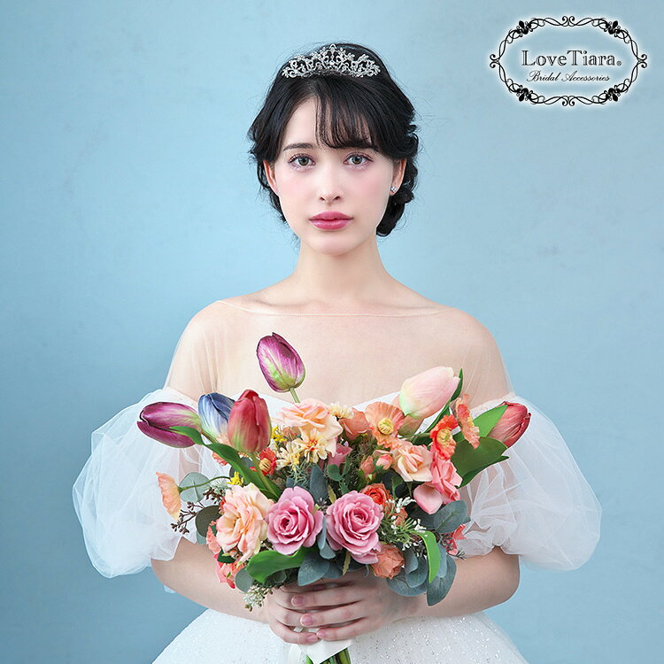 デイジーコーム ティアラ・アウトレット| ミニティアラ ウェディング ウエディング ブライダル 結婚式 花嫁 王冠 ヘッドドレス アクセサリー ヘアアクセサリー ヘッドアクセサリー 髪飾り カチューシャ 子供 プチプラ 冠 七五三 誕生日 成人式 格安 大人 生誕祭 プレゼント lovetiara-10005414 ラブティアラ楽天市場店 サンプル画像3