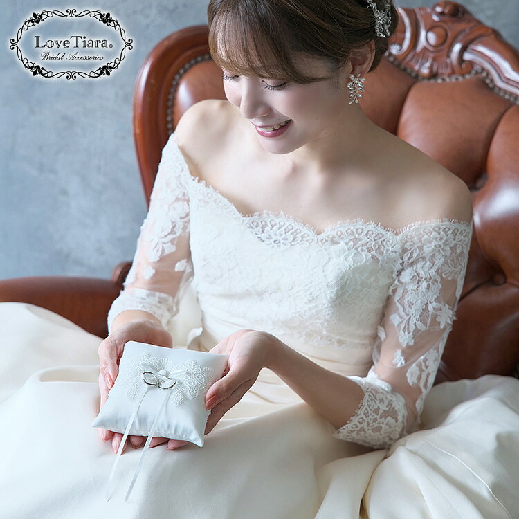 リングピロー 【ヴィクトリア】 | リング ピロー 完成品 結婚式 リングクッション ...