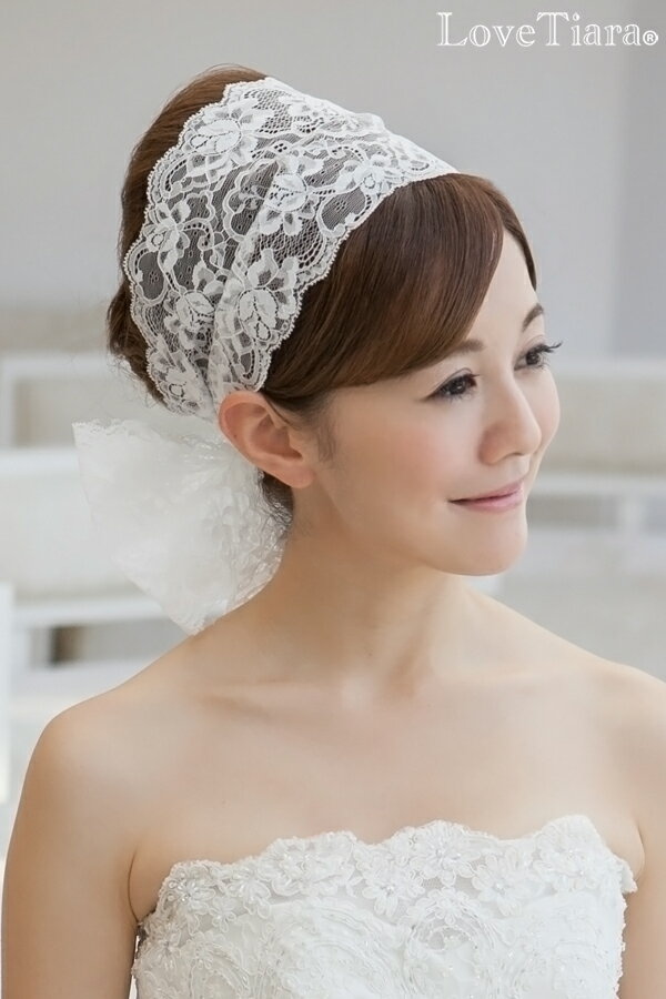 【SALE 在庫僅か再入荷なし】レース ターバン 【ロマンティックローズ】|ヘアバンド ヘッドバンド 髪飾り ヘッドドレス ウエディング ブライダル 花嫁 結婚...