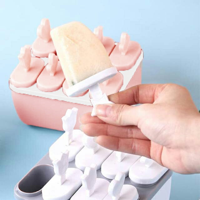 製氷 アイスキャンディーモールド 簡単取り出し アイスバー型 キッズ 手作り DIY ...