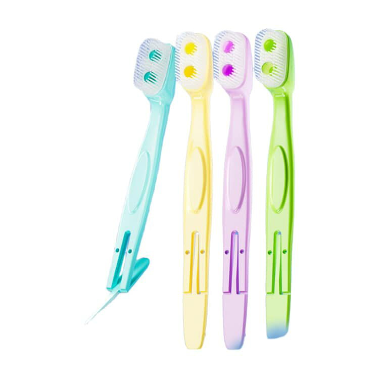 折りたたみ式 【26本セット】 使い捨て歯ブラシ 歯磨き粉付き つまようじ 舌クリーナー 3in1 ミニ歯ブラシ デンタルケア 携帯用 オーラルケア デンタルケア オーラルケア 出張用 旅行用 【26本セット】 防災 キャンプ コンパクト 衛生的 非常用 lovewing-10012130 LOVE WING サンプル画像2
