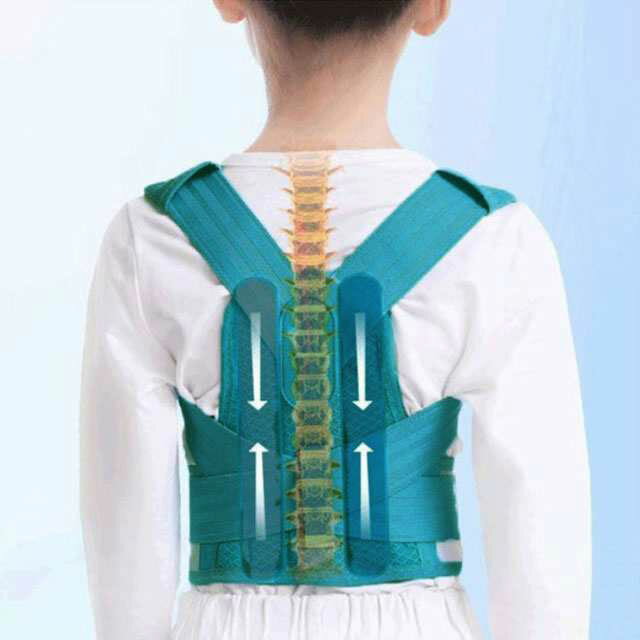 サポーター 背筋矯正ベルト 子供用 ベルト 男の子 猫背 解消 キッズ 姿勢矯正ベル...