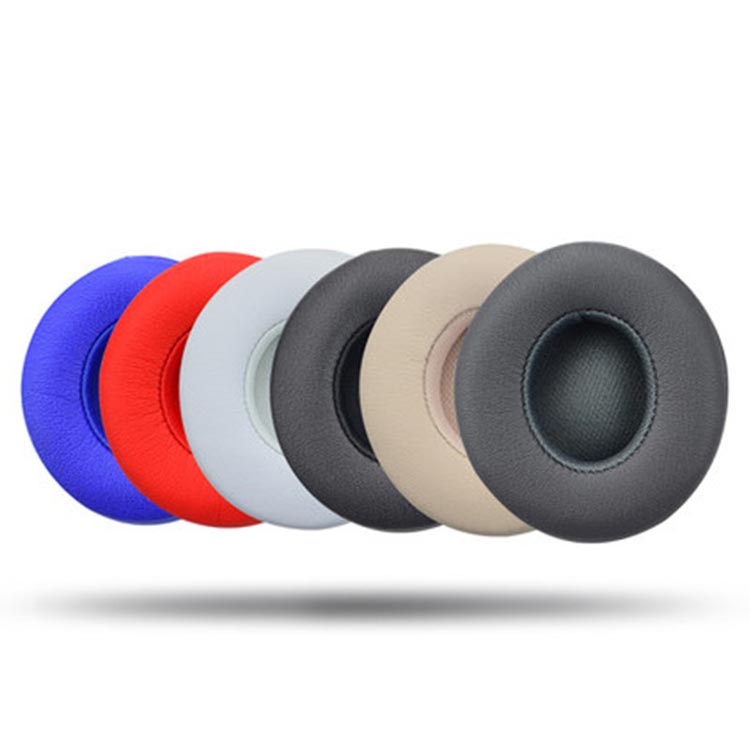 Solo 3 【2個セット】Beats 1ペア 交換用イヤークッション Beats イヤーパッド 2 【2個セット】Beats Solo Wireless 有線 2 Beats Solo 2/Solo 3対応 交換用イヤーパッド ヘッドホンパッド 耳パッド ヘッドホン イヤーパッド 取り付け簡単 プロテインレザー