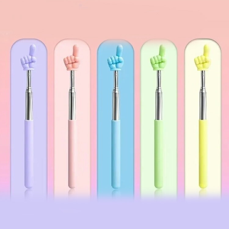 授業 学校 指示棒 伸縮式 講座 5本セット ハンドポインター 指差し棒 ロング プレゼンテーション ホワイトボード 教師 黒板 オフィス 会議 小学校 中学校 持ち運び 面白い 最大68cm 指示棒 会議 カラフル ギフト