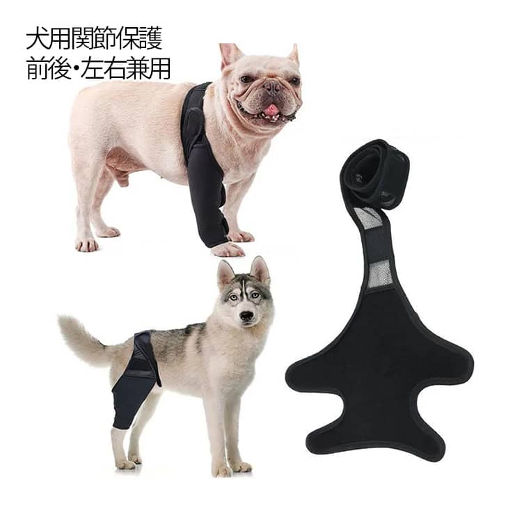 サポーター シニア犬 保護 脱臼 ケア用品 犬用 介護 老齢犬 膝 犬 固定 高齢犬 歩行補助 関節保護 包帯 ペット用品 リハビリ 肘当て 関節プロテクター 前足 犬骨折治療 犬 靭帯 腕 肘 老犬 後ろ足 犬用 小型犬 中型犬