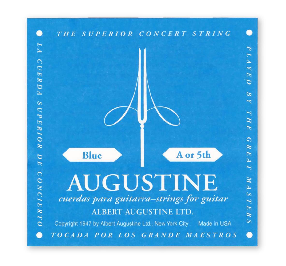 AUGUSTINE オーガスチン クラシックギター弦 ブルー5弦 BLUE 5th