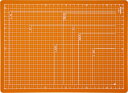 ナカバヤシ カッターマット 折りたたみカッティングマット A4 オレンジ CTMO-A4OR
