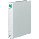 コクヨ ファイル パイプ式ファイル A4 2穴 400枚収容 シルバー フ-E640C(3)