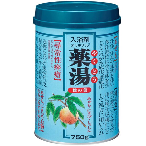 オリヂナル 薬湯 入浴剤 桃の葉 750g オリヂナル 薬湯 入浴剤 桃の葉 750g