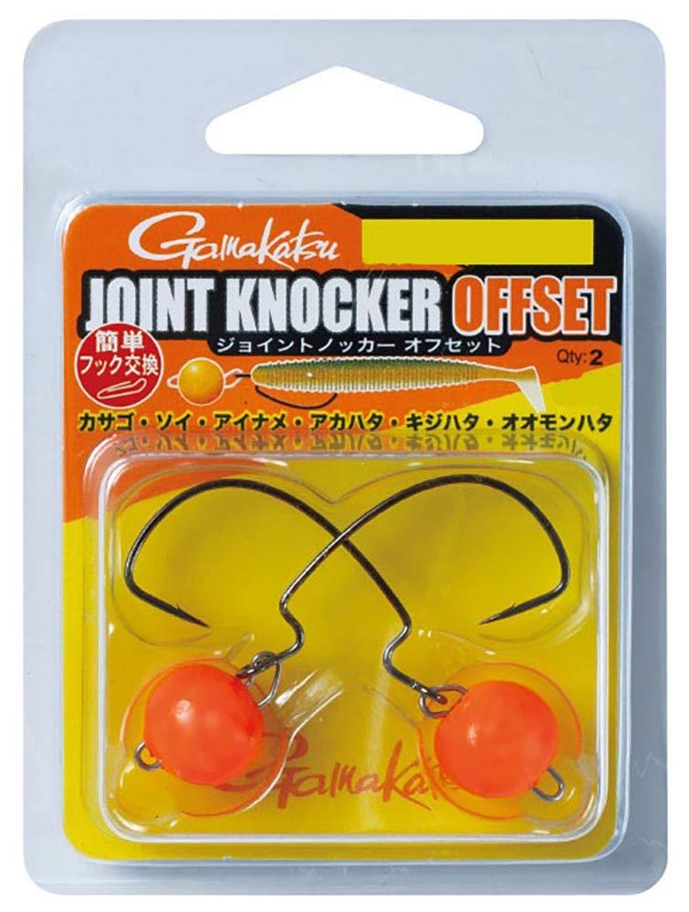 がまかつ(Gamakatsu) ジョイントノッカー オフセット 夜光オレンジ #1-10G.