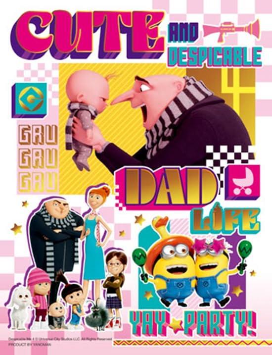 やのまん(Yanoman) 【日本製】300ピース ジグソーパズル ライトシリーズ ミニオンズ グルー・ファミリー 42-106 (16.5×21.5cm) ピース請求用紙 のり付き へら付き