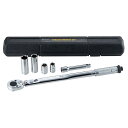 角利(KAKURI) トルクレンチセット 収納ケース付 トルク範囲28-210N.m ソケット14/17/19/21mm エクステンションバー125mm 差込角...