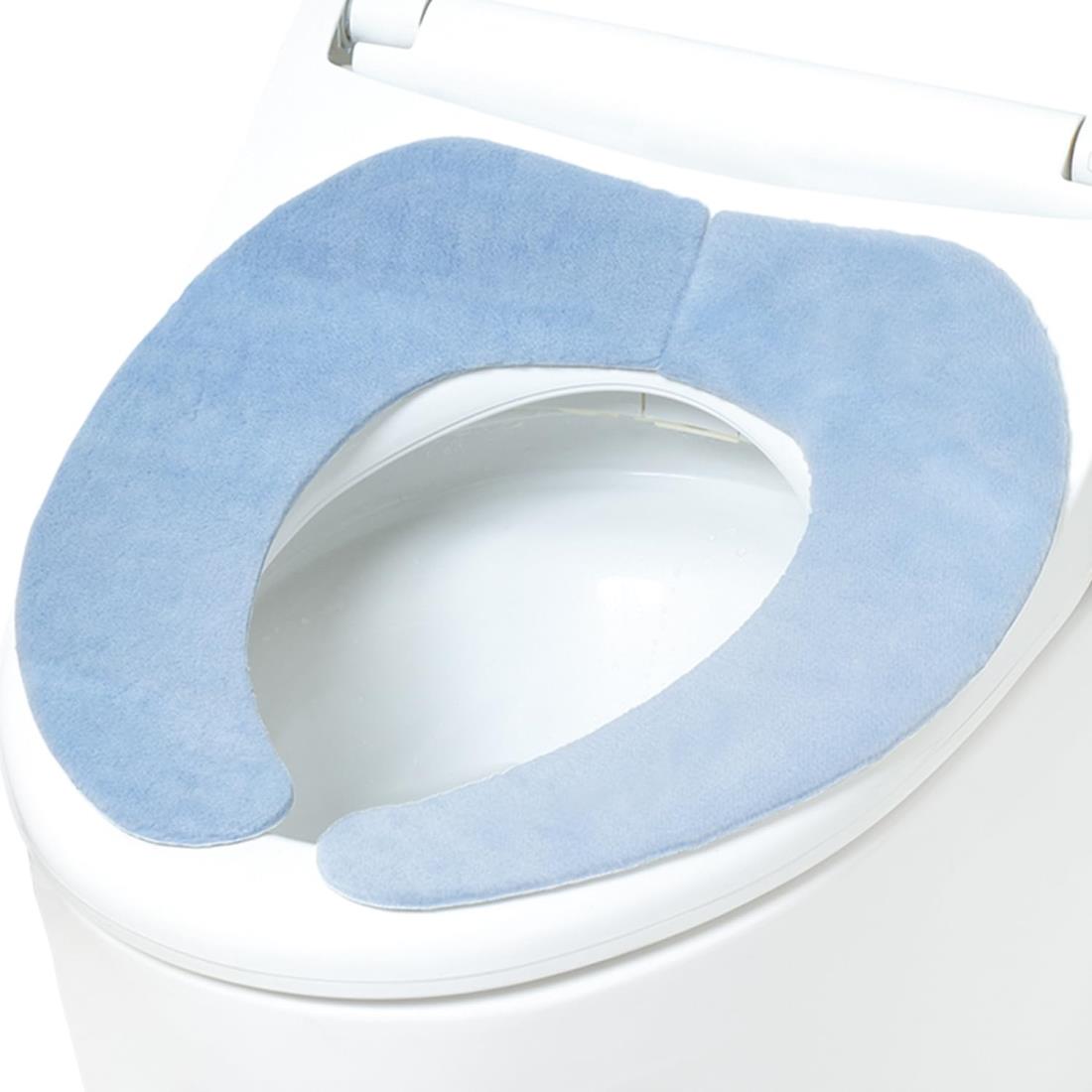 レック ぴたQ 吸着 べんざシート やわらか ボア (ブルー) 洗濯OK BB-492