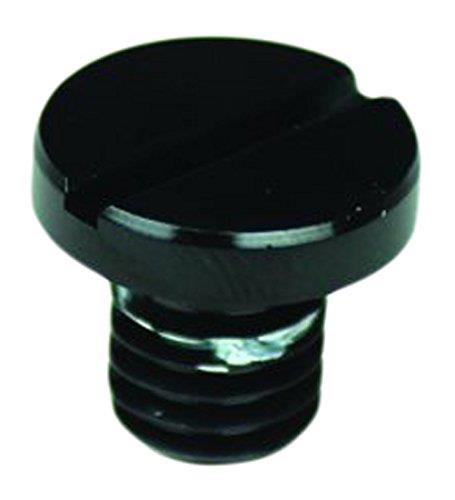 ポッシュフェイス(POSH FAITH) バイク用品 アルミカラードミラーホールカバーキャップ M8-P1.25 正ネジ 1個入り ブラック 000810-06