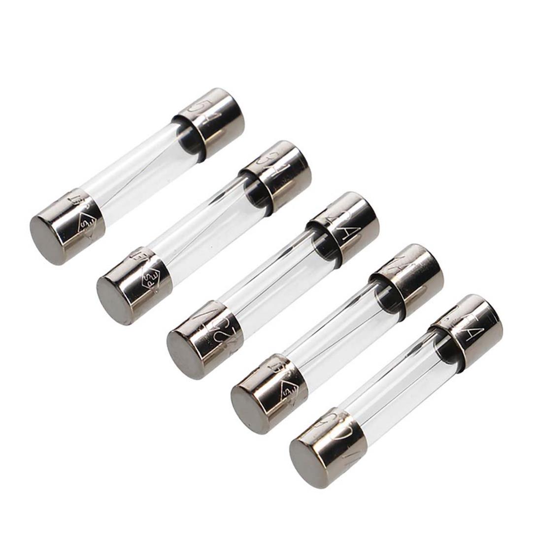 エーモン(amon) 管ヒューズセット 0.5/1/2/3/5A (約φ6.4×長さ約30mm) 各1本入 3659