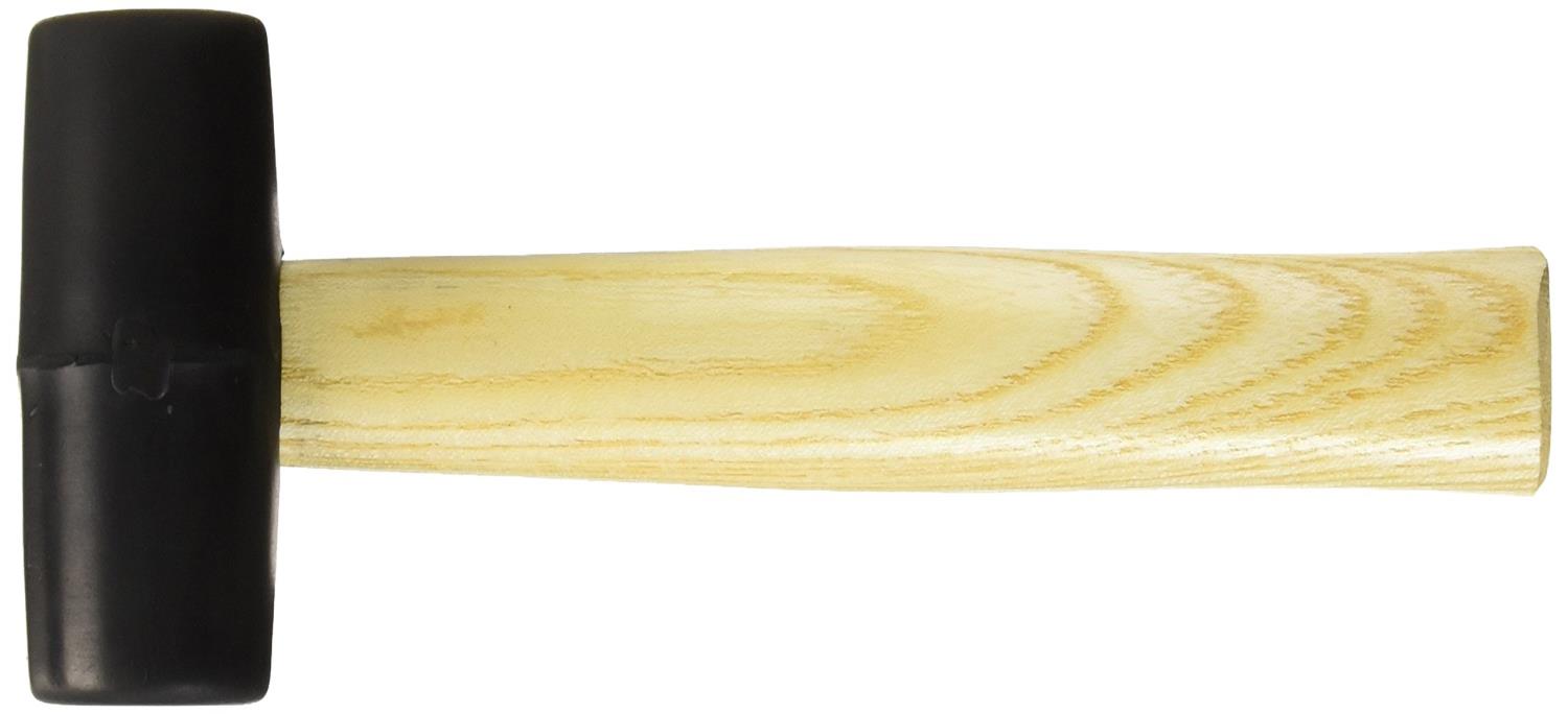 高儀(Takagi) M＆M ゴムハンマー 木柄 黒 1/2P