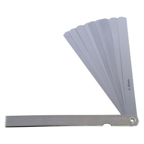 新潟精機 SK 日本製 シクネスゲージ(すきまゲージ) 9枚組 150mm 172MC 0.04-0.30mm