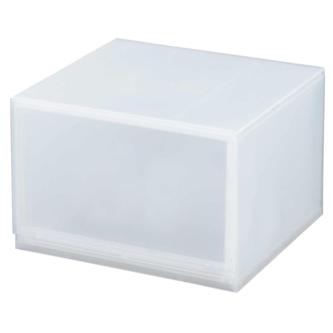 サンカ モジュールケース 組み合わせ自由自在 引き出し収納ケース ワイドL クリア ライフスタイルに合..